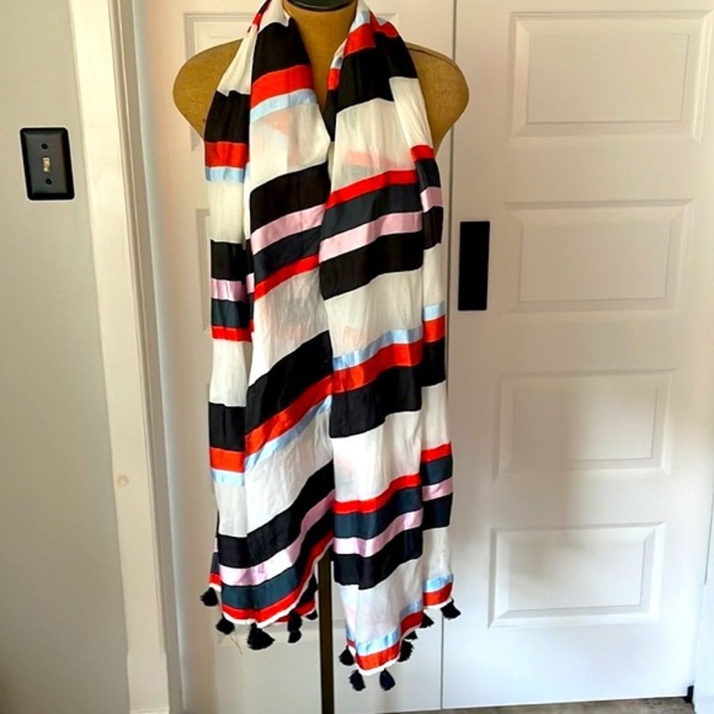 New Ann Taylor striped scarf wrap
